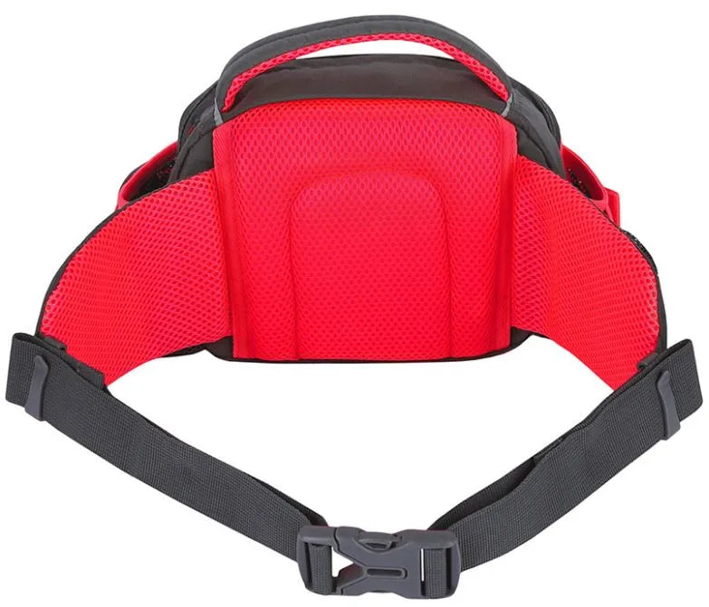 Lúb Yonora Grey-bándearg Mála Waist Unisex Liath