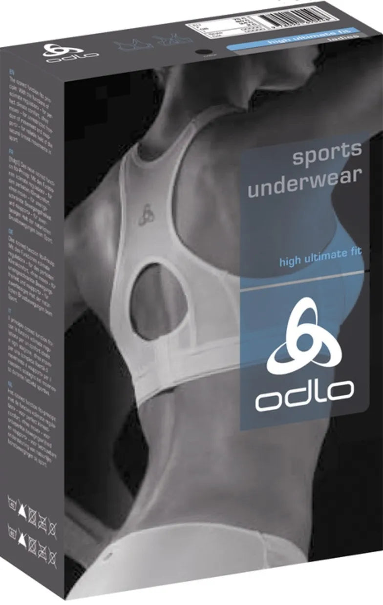 Sport-bh för kvinnor Odlo Sport-bh High Ultimate Fit Vit