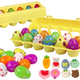 Squishy Easter Eggs Set 12 Pieces