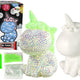 Kit Unicórnio Criativo DIY Diamantes Cristais Verde