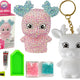 Diy Diamond Creative Kit Pink Reindeer Crystals Sequins 3d Keyring