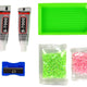 Diy Diamond Creative Kit Green Reindeer Crystals Sequins 3d Keyring