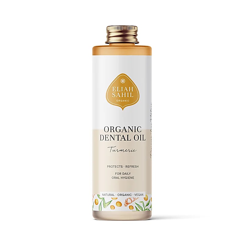 Turmeric Ola Fiaclóireachta Orgánach Eliah Sahil - 100 Ml