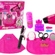 Beauty Hairdressing Set Hair Dryer Curling Iron Pink
