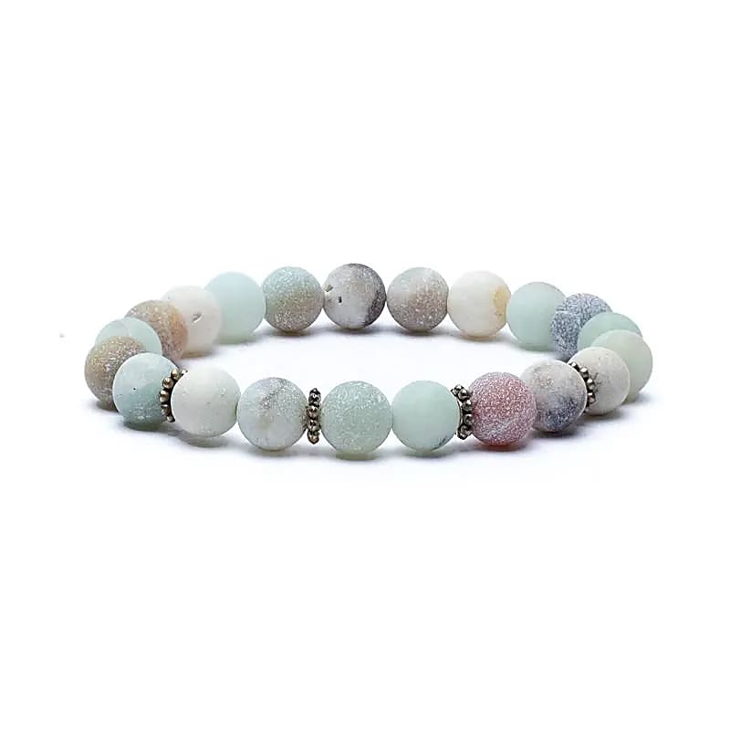 Mala/armband Amazon Steen Elastisch --set van 3 stuks - 0,8 cm