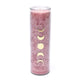 Свещ стеарин Moon Phases Стара роза без аромат - 21x6,5 см