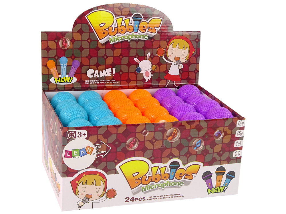 Soap Bubbles Microphone 3 Colours 40ml