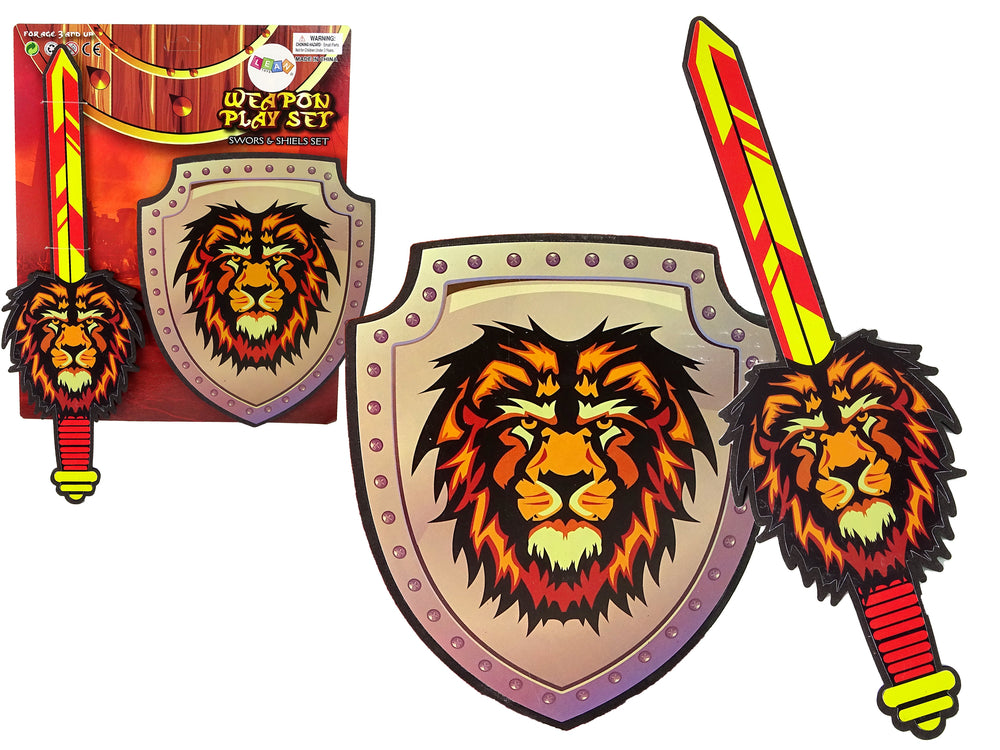 Eva Foam Knight Set Sword And Shield Lion