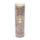 Kaars Stearine Levensboom Bruin Ongeparfumeerd --set van 2 stuks - 21x6,5 Cm