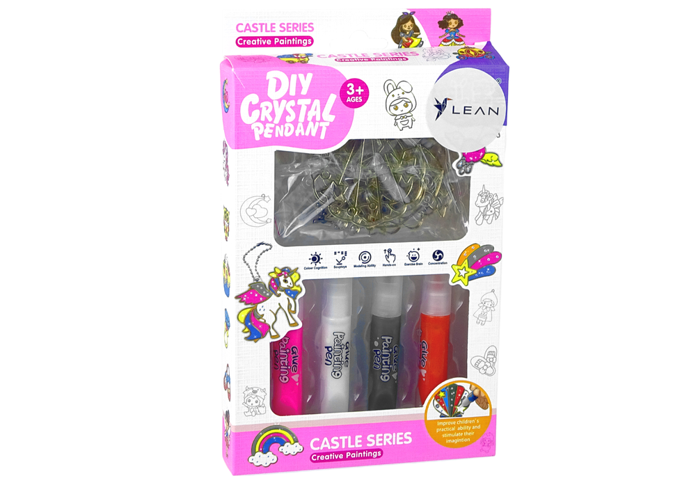 Pandantive Pictura Vitralii Fusing Paint Princesses 6 Buc.