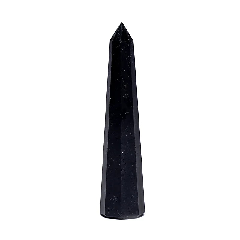 Sort Tourmaline Obelisk --sæt af 2 stk - 7,5 - 10 Cm