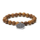 Mala/náramek Wenge Wood Elastic + Flower Of Life --balení 5 ks - 0,8cm