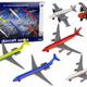 Passenger Planes Set Various Colours 6 Pieces