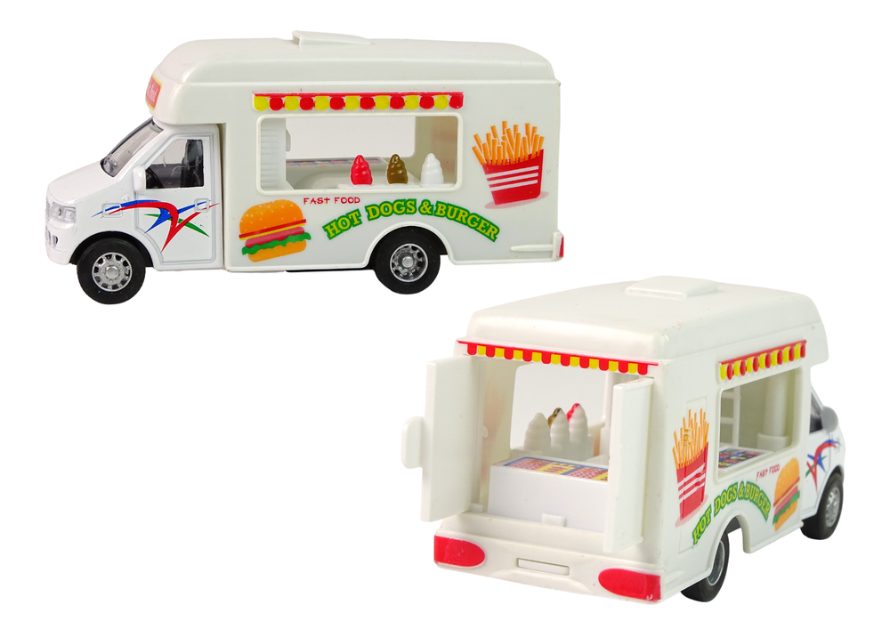 Auto Camper Ice Cream Shop Fast-food Resorcs Friction Drive 2 Models