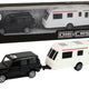 Jeep Black Caravan Vehicle Set Metal Elements
