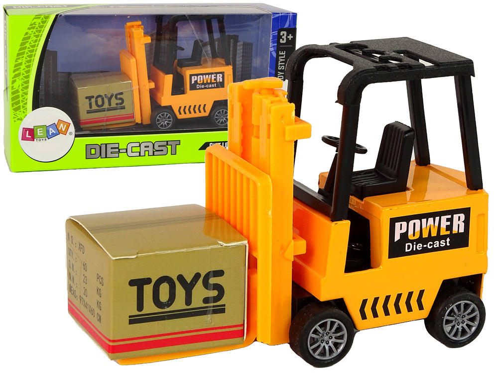 Orange Forklift Truck