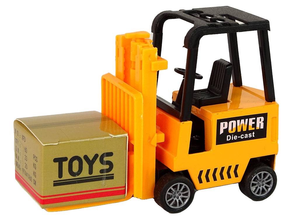 Orange Forklift Truck