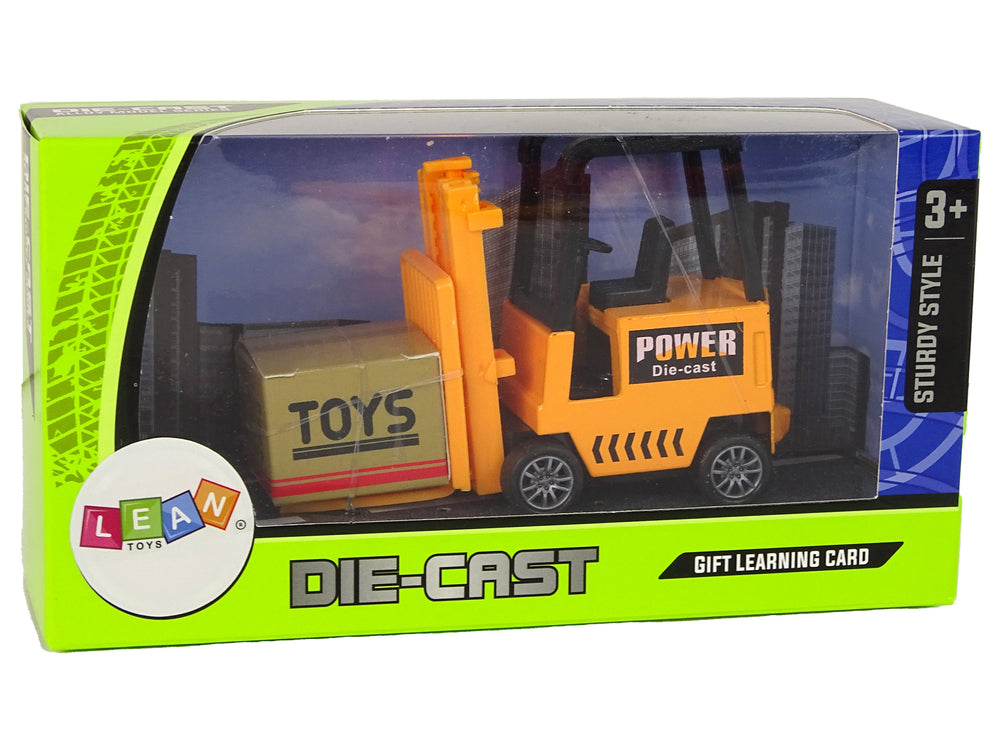 Orange Forklift Truck