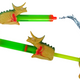 Water Gun 40 Cm Dinosaur Green Garden