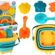 Sand Toy Set Folding Bucket 5 Pcs