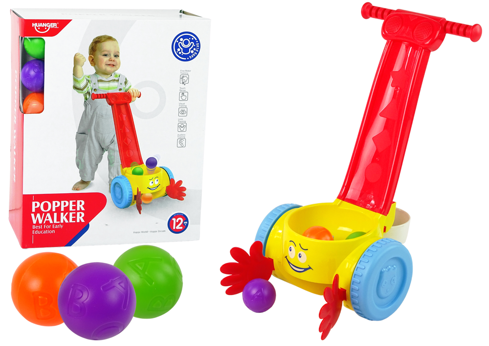 Ball Collector Pusher For Children Interactive Educational Colorful