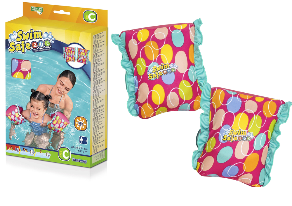Pink Bestway 32182 Swimming Sleeves S/m