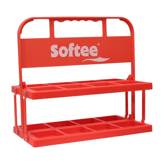 Foldable Bottle Holder For 8 Bottles 750ml Rojo