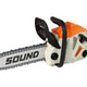 Chainsaw With Moving Chain + Safety Goggles Realistic Look And Sounds !