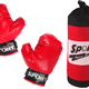 Boxing Set Sack + Velcro Gloves