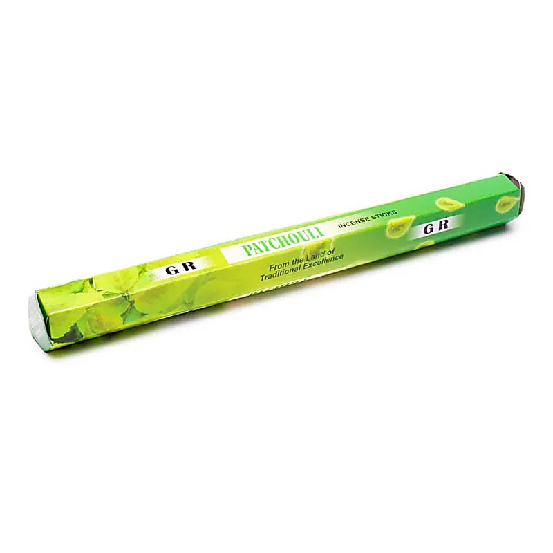 Pacáiste Heicseagán Incense Patchouli - tacair de 3 ríomhaire - 20 g