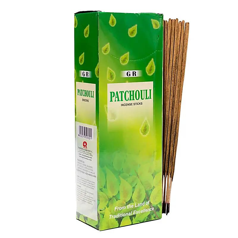 Pacáiste Heicseagán Incense Patchouli - tacair de 3 ríomhaire - 20 g