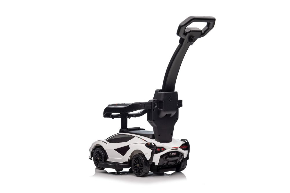 Lamborghini Qls-996t Ride-on With Pusher White