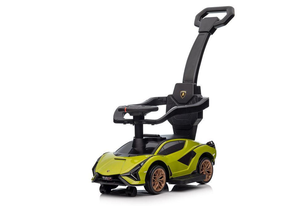 Lamborghini Qls-996t Ride-on With Pusher Green