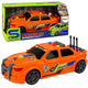 Sports Car Racing Lights Sounds Orange 1:16