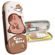 School Pencil Case With Capybara Brown