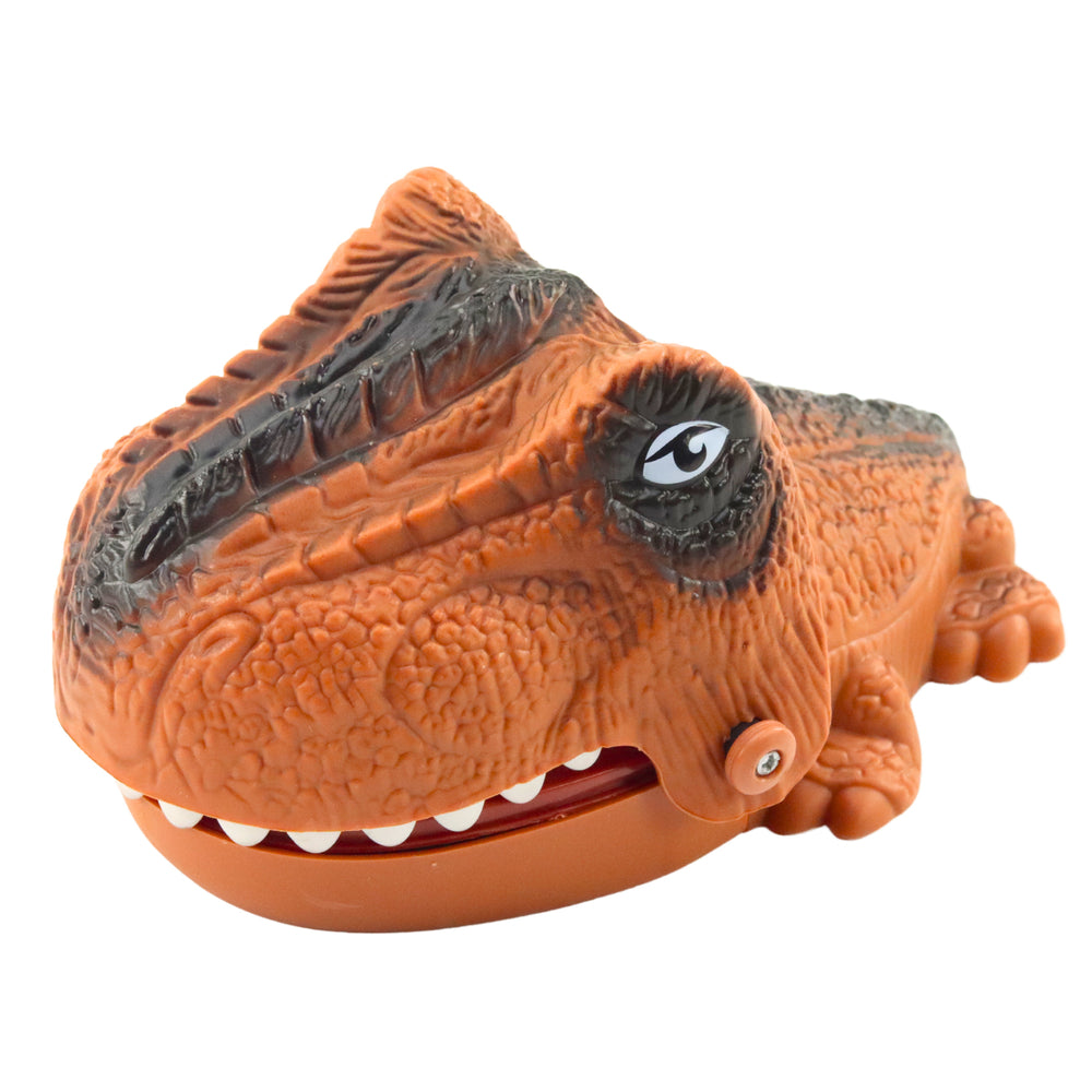 Biting Attacking Dinosaur Brown Arcade Game