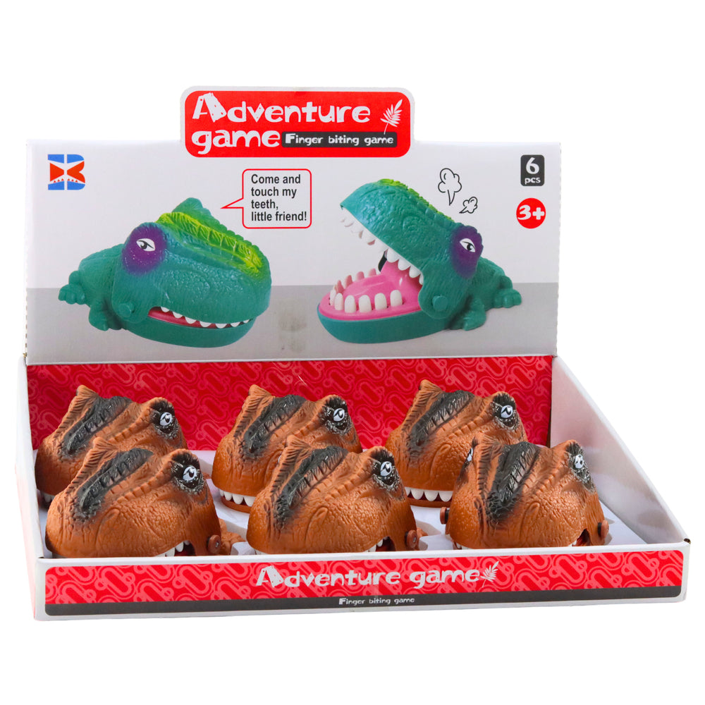 Biting Attacking Dinosaur Brown Arcade Game