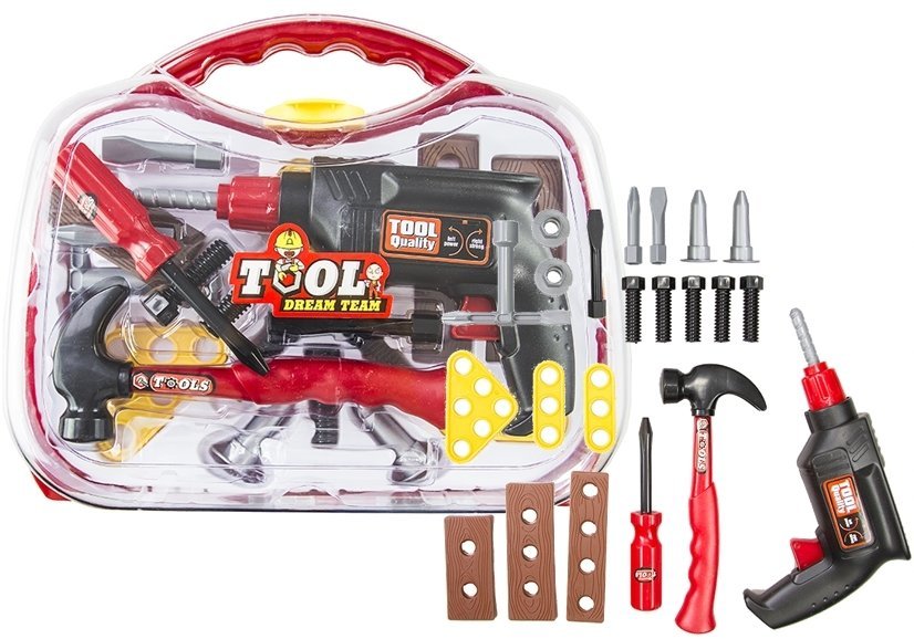 Big 22 Pcs Tool Set Kit Diy Mechanic In A Suitcase Creative Construction Toy