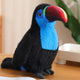 Plush Toucan Bird Plush Toy Mascot Cuddly Toy Blue 40cm