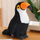Plush Toucan Bird Plush Toy Mascot Cuddly Toy White 30cm