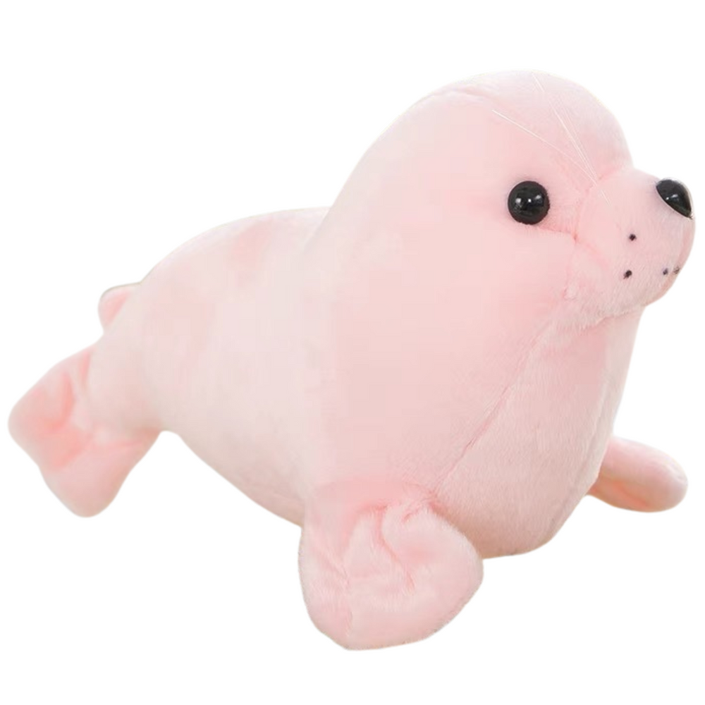 Plush Seal Plush Toy Plushie Mascot Cuddly Toy Pink 24cm