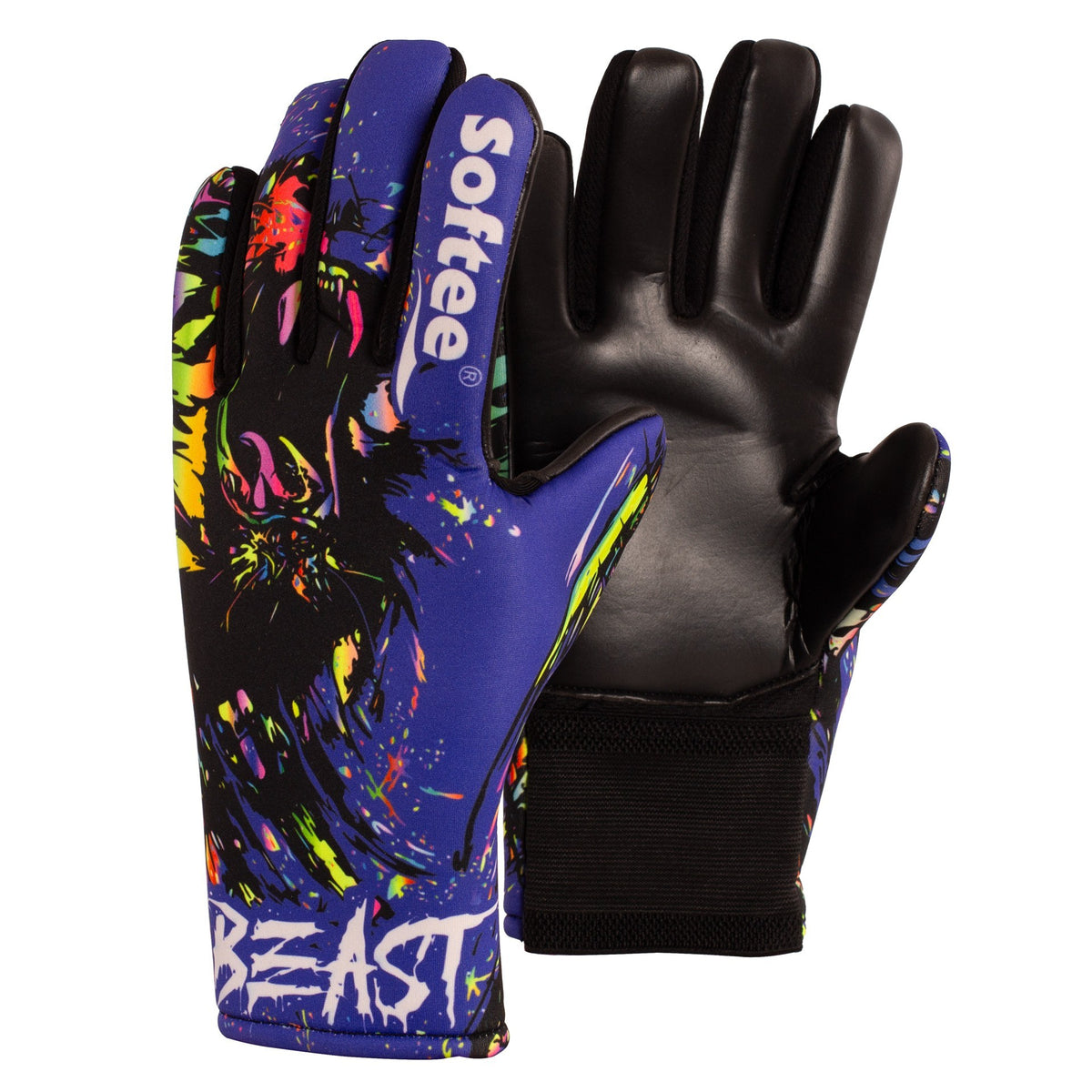 Softee Beast Goalkeeper Gloves (pair) Violeta/Negro