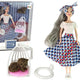 Baby Doll Emily Gray Hair Kitten Swing