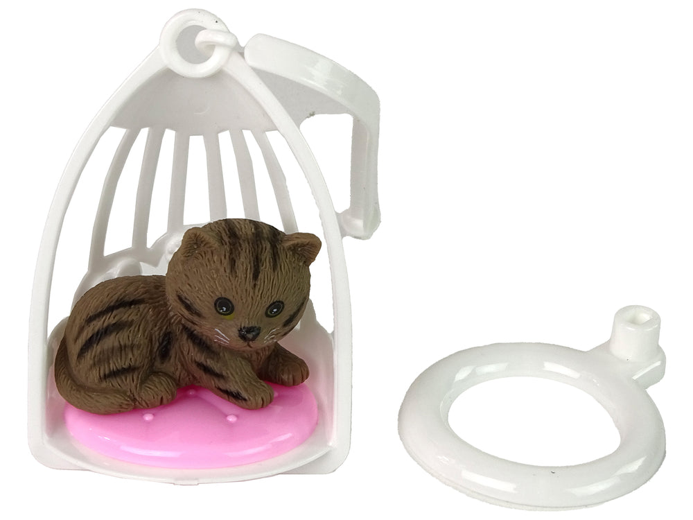 Baby Doll Emily Gray Hair Kitten Swing