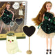 Emily Wooden Heart White Cat Baby Doll
