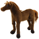 Plush Horse Plush Toy Mascot Cuddly Toy Dark Brown 40cm X 37cm
