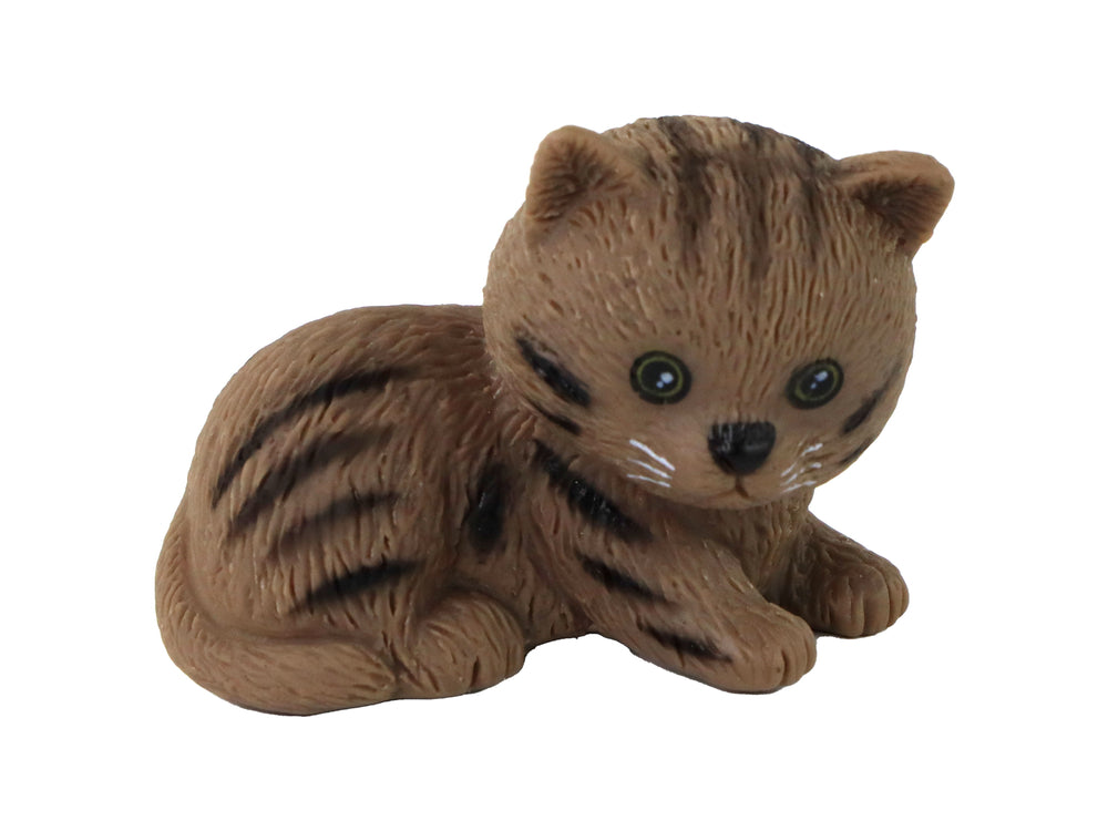 Kinderpop Emily Spring Lang Haar Blauwe Jurk Kitten