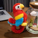Plush Mascot Parrot Wristband Bracelet Hand Red