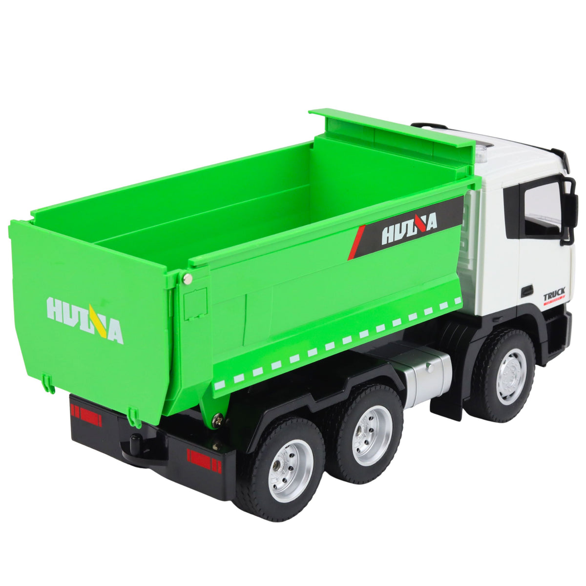 Huina Rc fjernbetjening dumper grøn 1:18