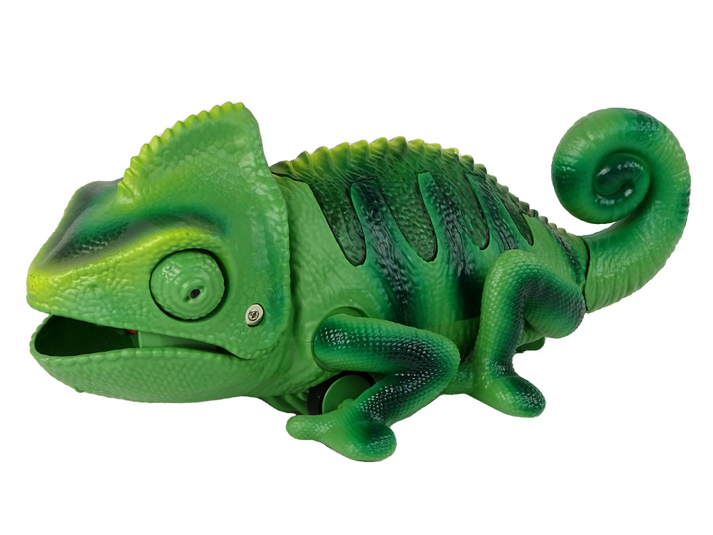 Remote Controlled Chameleon Green Light 28 Cm
